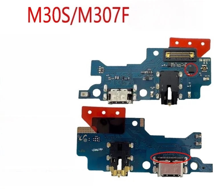 USB Charging Port Connector Plug Jack Charge Dock Board Flex Cable For Tab M10 20 21 22 30 M31 33 M35 51 M52 M53 M55 62  repair Samsung tablet repair parts