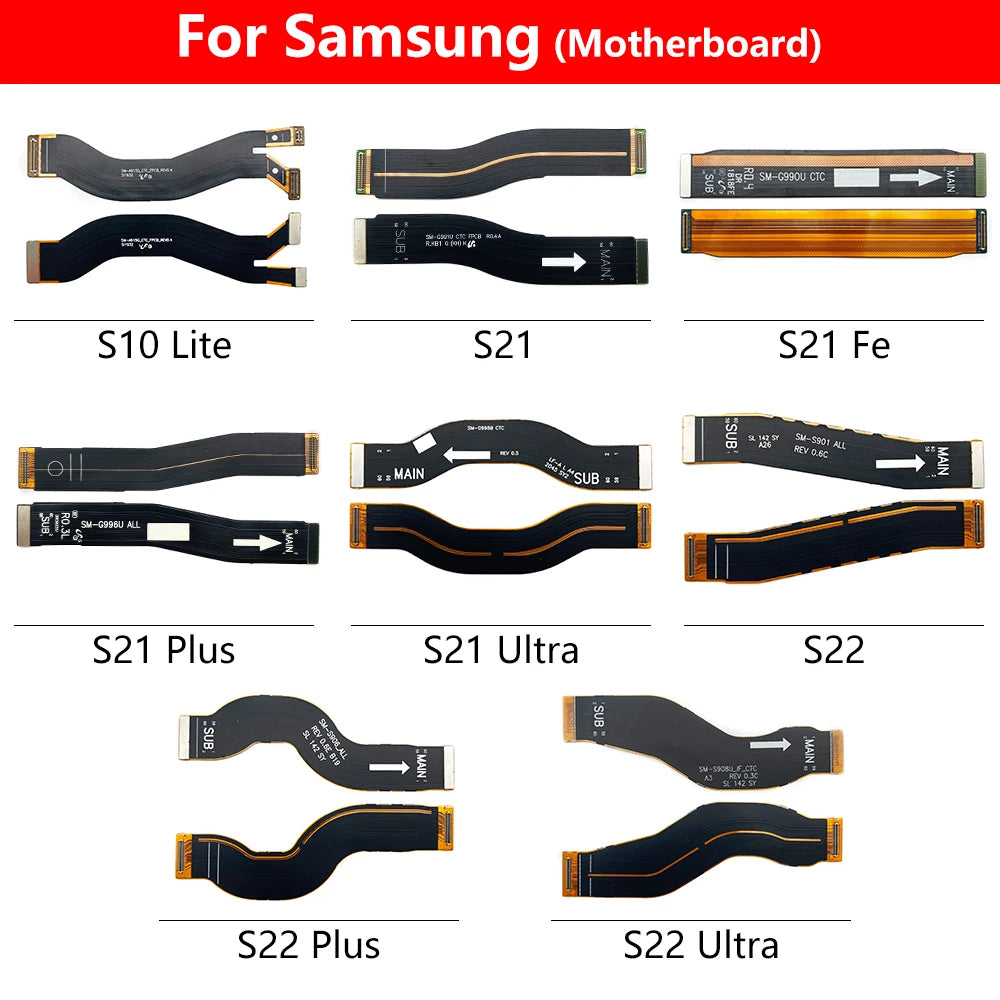 New Main Board Motherboard Mainboard Connector Board Flex Cable For Samsung S20 S21 S22 S23 S24 Plus Ultra Fe Samsung phone repair parts