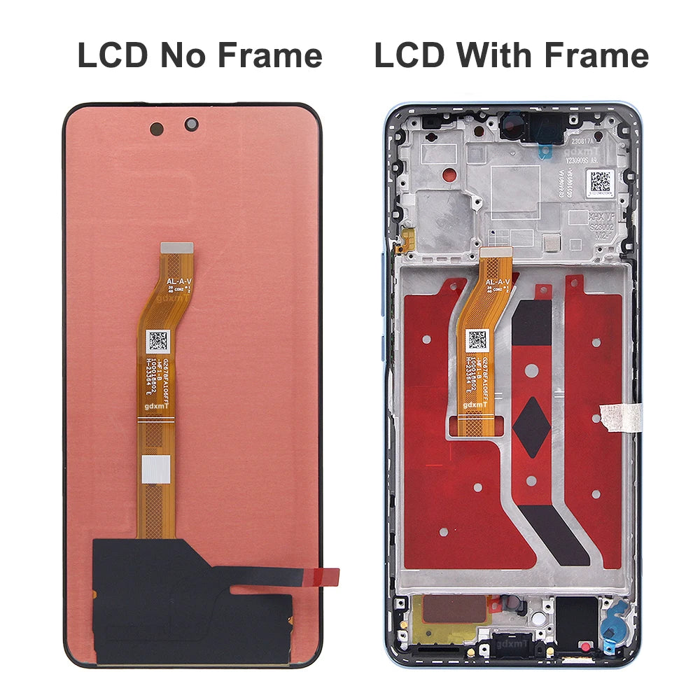 AMOLED For HONOR X9b LCD Display Touch Screen Digitizer Panel Full Assembly Replacement ALI-NX1 for X9b With Frame screen Honor phone repair parts