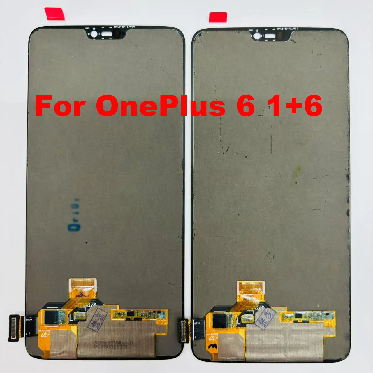 Original AMOLED 6.28" For OnePlus 6 1+6 LCD Display Touch Screen Digitizer Assembly Replacement For OnePlus6 1+6 +Frame  OnePlus phone repair parts