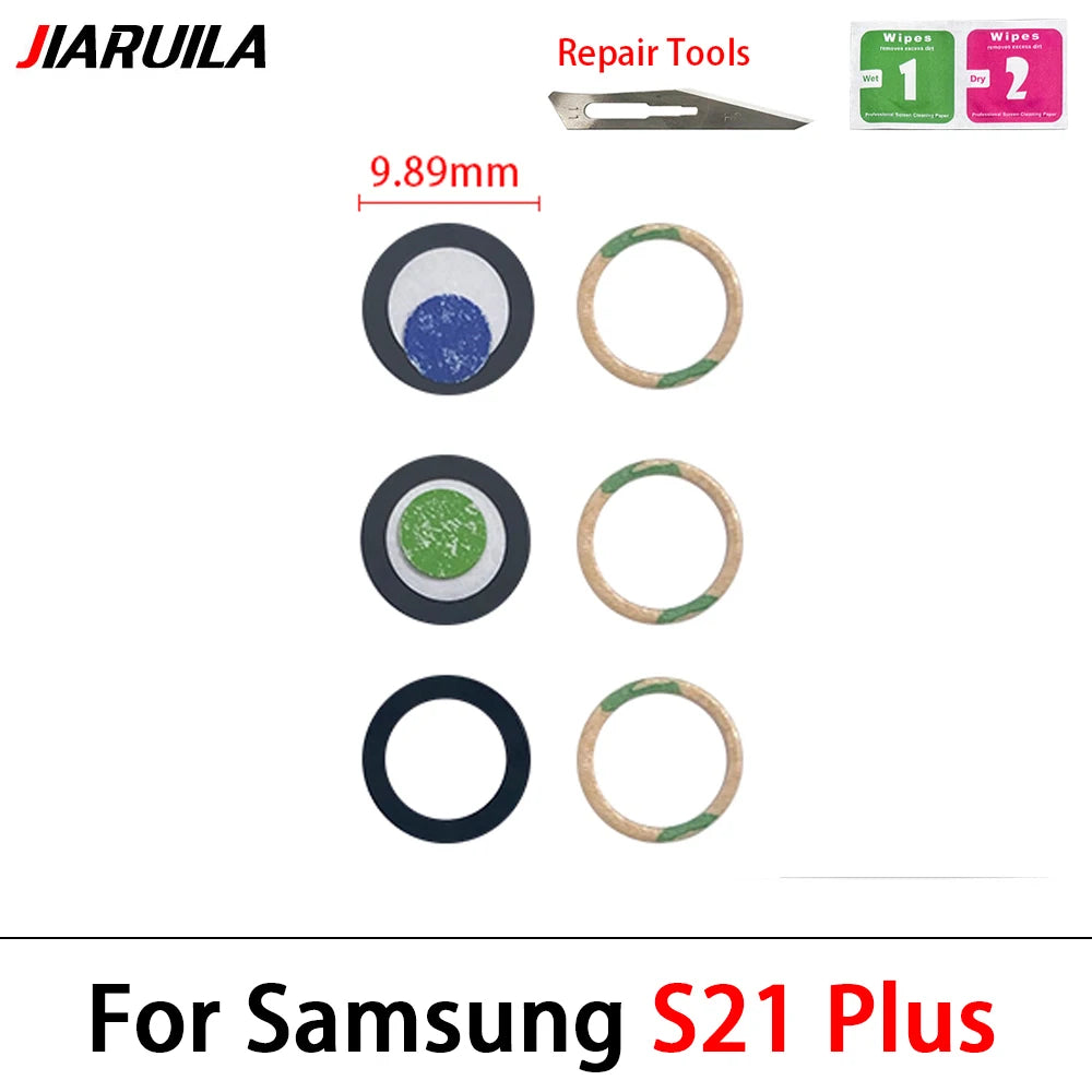 New Back Rear Camera Glass Lens For Samsung A32 A52 A72 A82 S21 S22 S23 Plus Ultra With Adhesive Repacement Parts Samsung phone repair parts