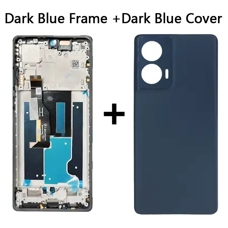 6.7'' P-OLED Edge50Fusion Display For Motorola Moto Edge 50 Fusion LCD Display Touch Screen Digitizer Assembly With Fingerprint Motorola phone repair parts