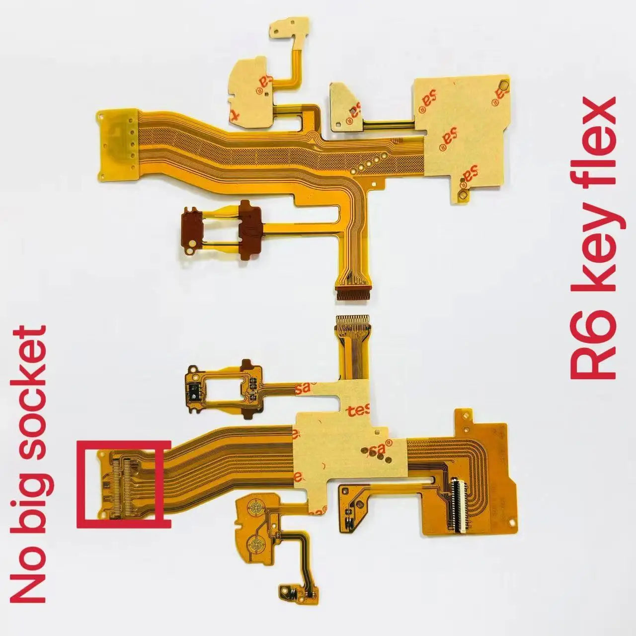 New Back Keypad Button Flex Cable for Canon EOS R6 Key Cable 1pcs Repair Parts  Digital Camera repair parts