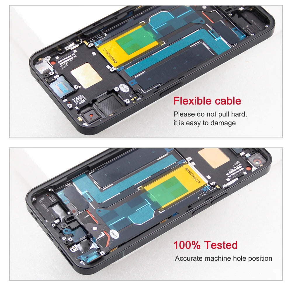 6.55'' OEM For Nothing Phone (1) A063 LCD Display Screen Frame+Touch Digitizer Repair Parts For Nothing Phone One LCD
