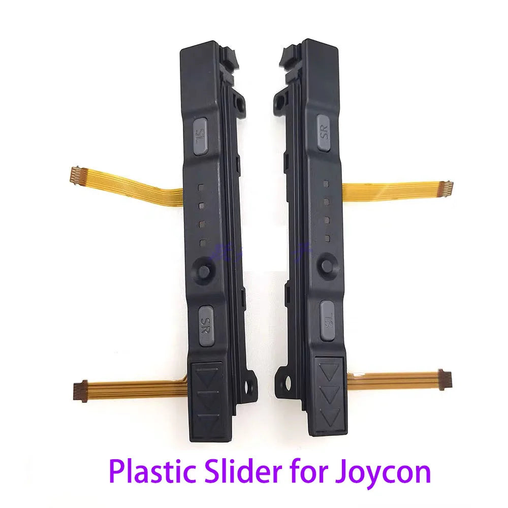 10Sets for NS Switch/Switch OLED Joycon Left Right Slide Rail Console Sensor Flex Cable Metal Track Sliders Rail Railway  Game console repair parts