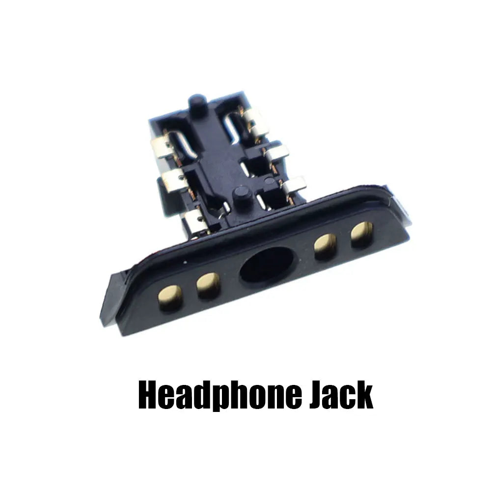 1pc Original Charging Port 3D Analog Joystick Earphone Jack Battery Contact Connector Clip MIC Socket Touch Button Repair Parts Game console repair parts