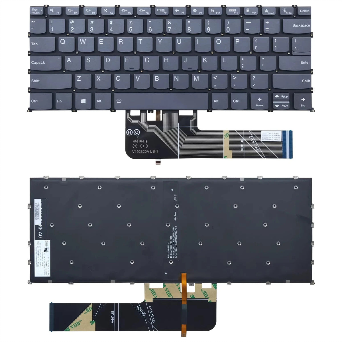 Upper case keyboard for Lenovo Xiaoxin Pro 14 IAH5R ARH5R 2022 Yoga Slim 7 Pro 14IAP7 topcase palmrest  cover touchpad 5CB1J30910 Lenovo laptop repair parts