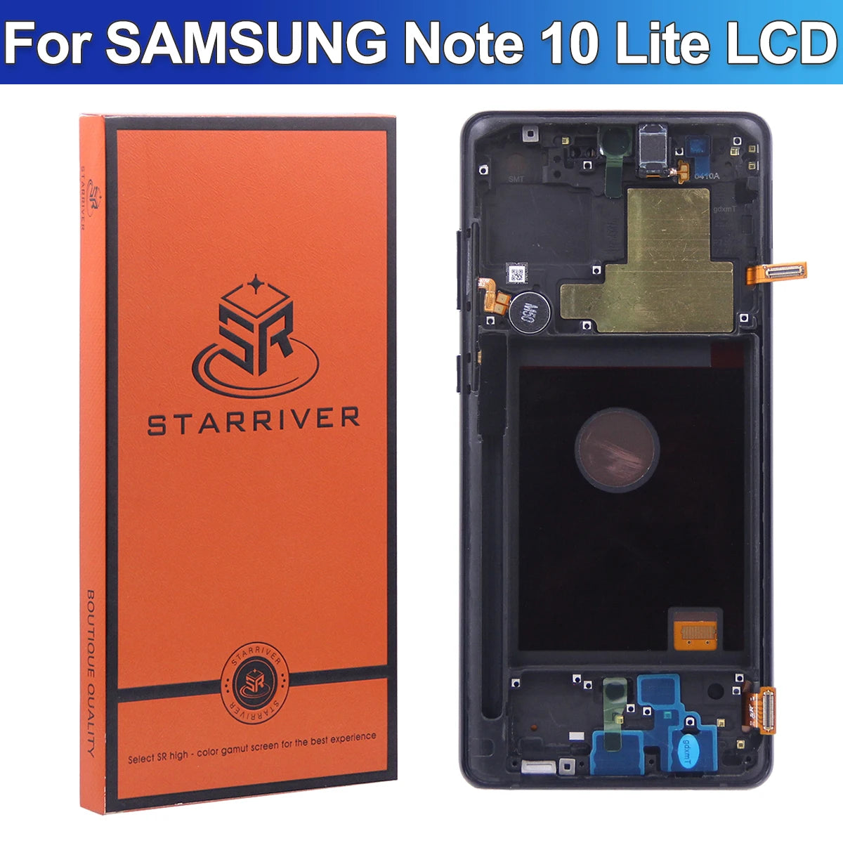 For Samsung Galaxy Note 10 Lite Lcd Display With Frame Touch Screen Digitizer Parts For Samsung N770 N770F/DS N770F/DSM Display Samsung phone repair parts