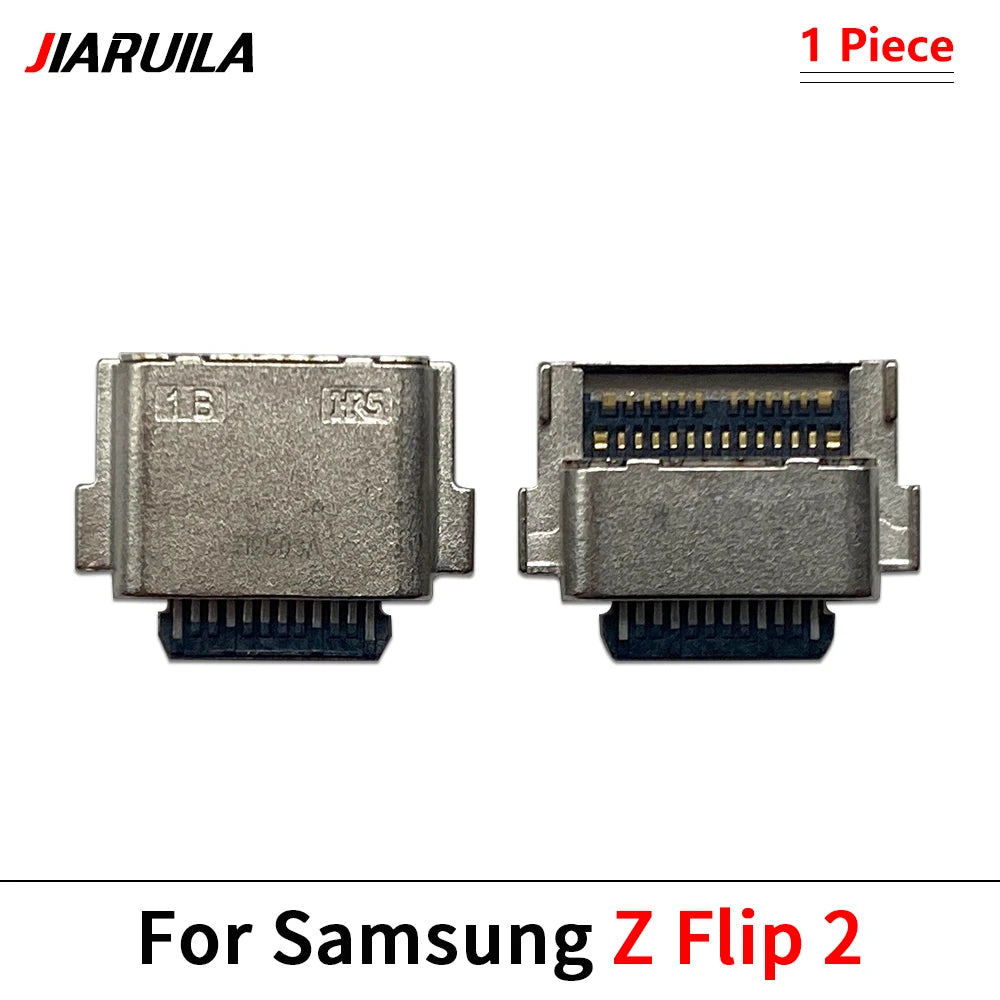 100Pcs, USB Charging Port Connector Charge Jack Socket Plug Dock For Samsung Z Flip 2 3 4 5 / Z Fold 2 3 4 5 Samsung phone repair parts