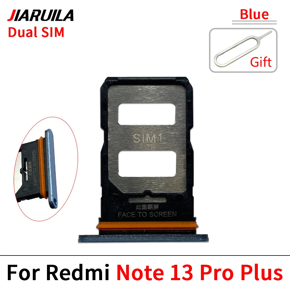 New For Xiaomi Redmi Note 13 Pro Plus 4G 5G SIM Card Tray Slot Holder Adapter Accessories  Xiaomi  Xiao mi phone repair parts