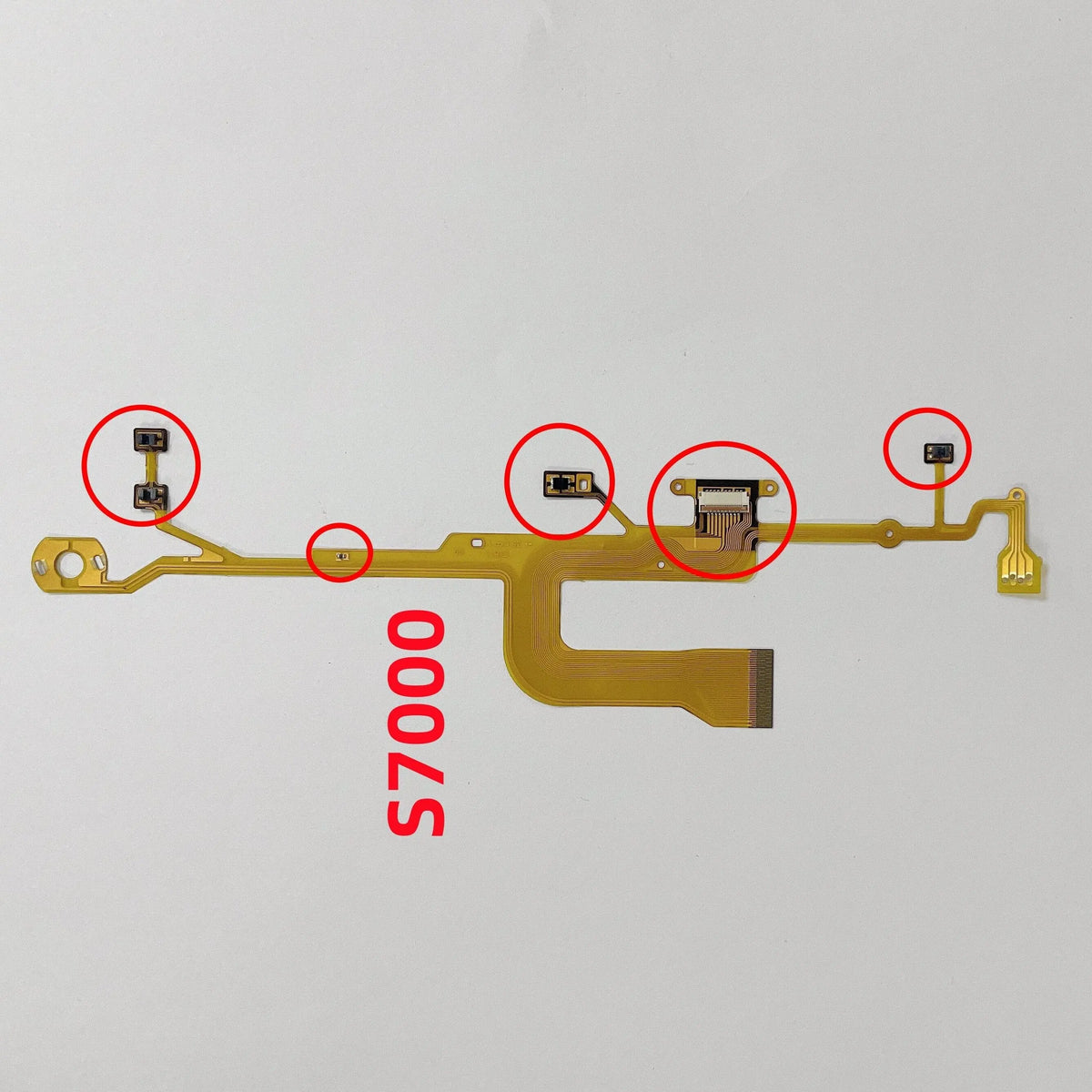 New S7000 Lens Back Flex Cable with Sensor and IC for Nikon S7000 Lens Cable Replacement Part Digital Camera repair parts