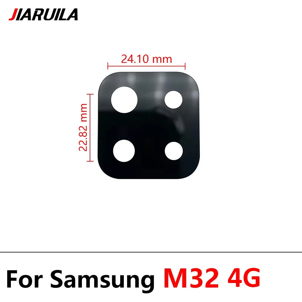 Rear Back Camera Glass Lens With Sticker For Samsung M02 M02s M11 M12 M13 M14 M23 M32 M42 M52 M33 M53 M54 4G 5G Samsung phone repair parts