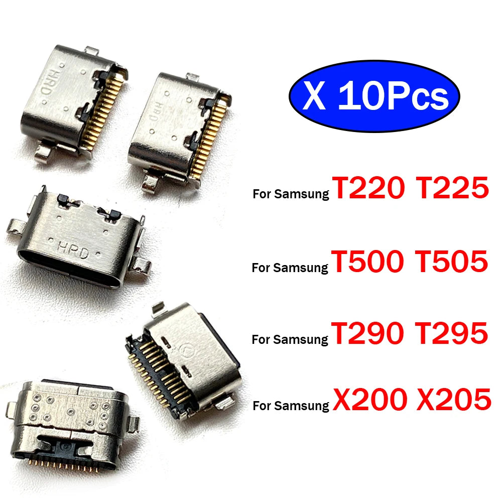 Micro Mini USB jack socket connector charger Charging Port For Samsung Tab T500 T505 T507 T220 T225 T290 T295 T297 X200 X205