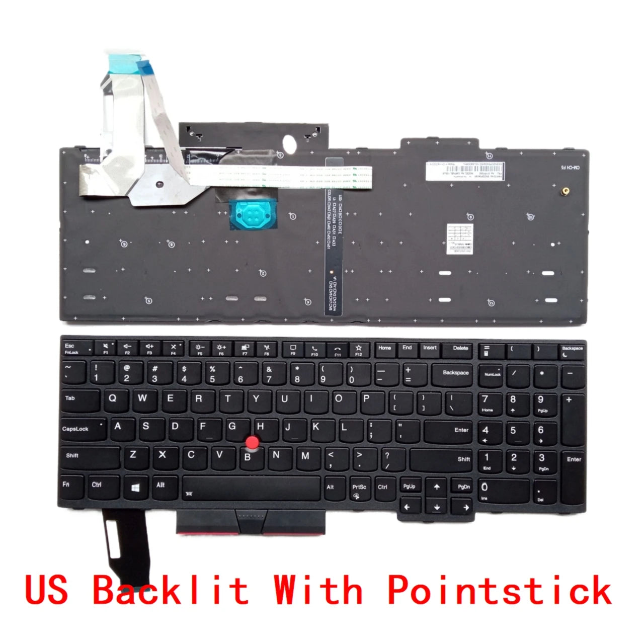 New US Spanish Brazil Language  Backlit Keyboard For Lenovo Thinkpad T15 Gen1 / P15s Gen1 Notebook PC Replacement Keyboard Lenovo laptop repair parts