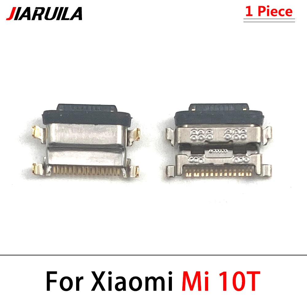 10Pcs, New For Xiaomi Mi 8 9 Se 9T 10 10T 11 11T 12 Lite Pro Mi A1 A2 A3 Micro USB Connector Charger Charging Port Jack Plug Xiaomi  Xiao mi phone repair parts