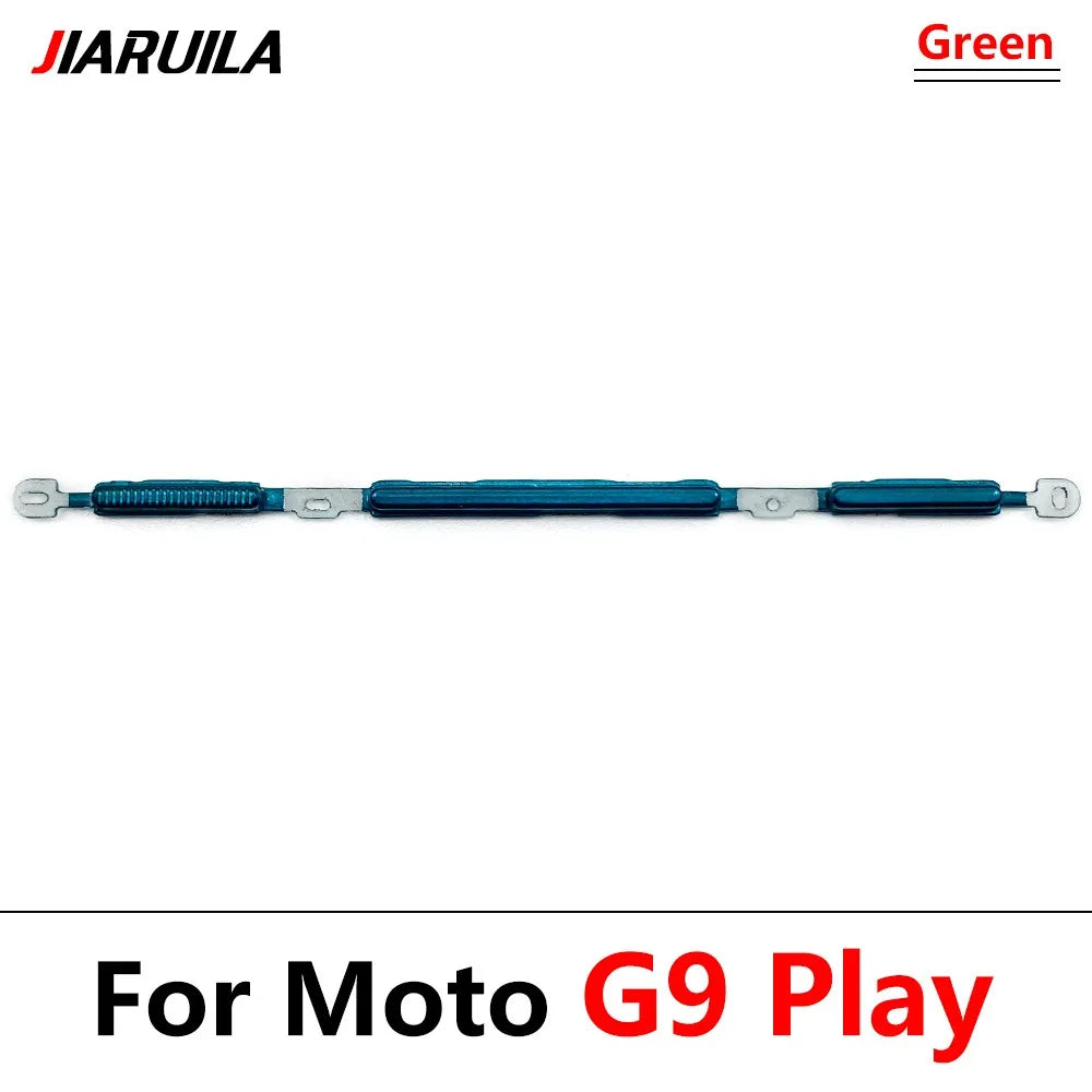 New Side Volume Button Power ON / OFF Buttton Key Set For Motorola Moto G9 G8 G7 Play Plus Power Lite Replacement Parts Motorola phone repair parts