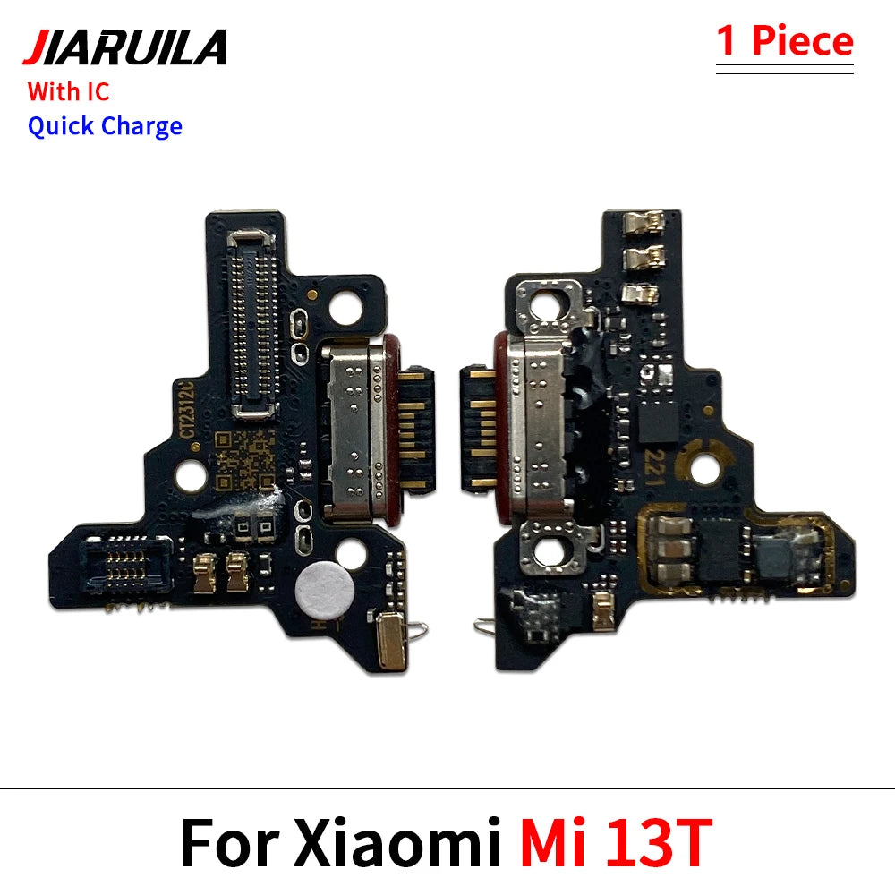 10Pcs,Dock Connector USB Charger Charging Port Flex Cable Board For Xiaomi Mi 9T 10 10T 11 11T 12 12T 13 13T Lite Pro A1 A2 Lite  Xiaomi  Xiao mi phone repair parts