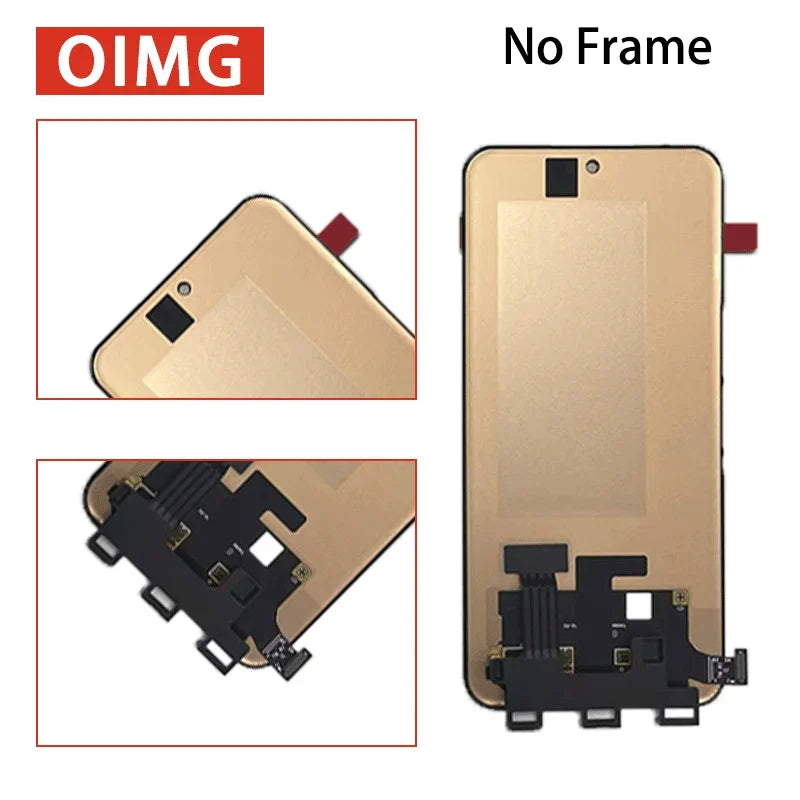 RMX5056 Premium Lcd For Oppo Realme 14 Pro 5G LCD Display Touch Screen Digitizer Panel Assembly With Frame  Oppo phone repair parts