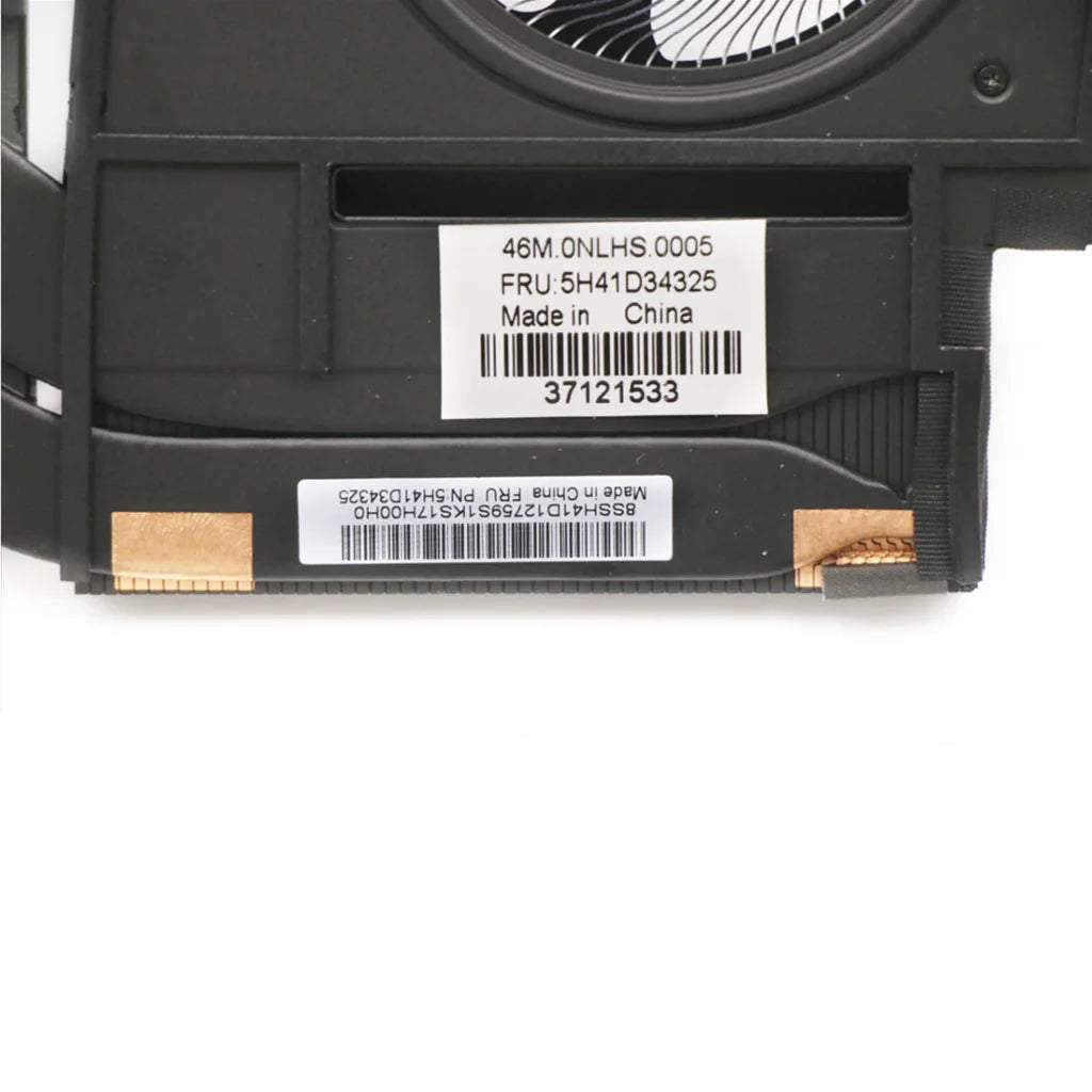 New Original For Laptop Lenovo ThinkPad X1 Extreme 4th P1 Gen 4 CPU Cooling Fan Heatsink Radiato FRU PN : 5H41D34325 5H41D34326 Lenovo laptop repair parts