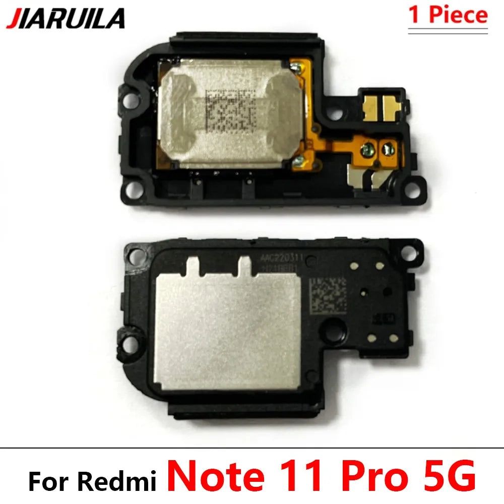 10Pcs, Loudspeaker bottom Loud Speaker Sound Buzzer Ringer Flex Cable For Xiaomi Redmi Note 10 10s 11 11s 12 12s 13 Pro 4G 5G  Xiaomi  Xiao mi phone repair parts