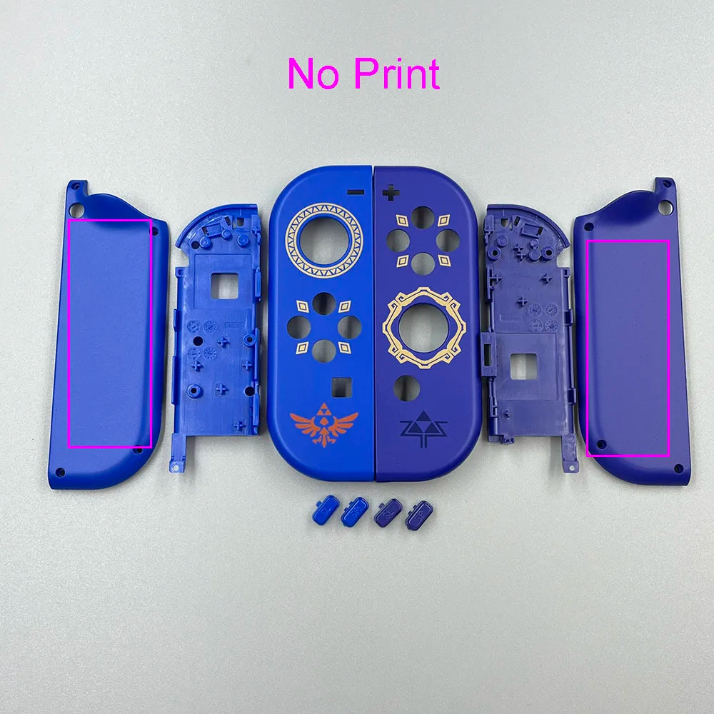 For Switch Oled Replacement Clear Transparent Shell Cover  SL SR Buttons for Nintendo Switch NS Joy Con  Controller Housing Case Game console repair parts