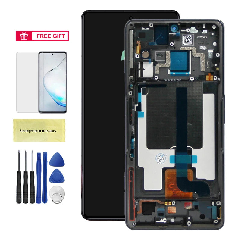 6.67" POCO F4 GT LCD Replacement Parts, for Xiaomi Poco F4 GT 21121210G Lcd Display Digital Touch Screen with Frame Assembly Xiaomi phone repair parts
