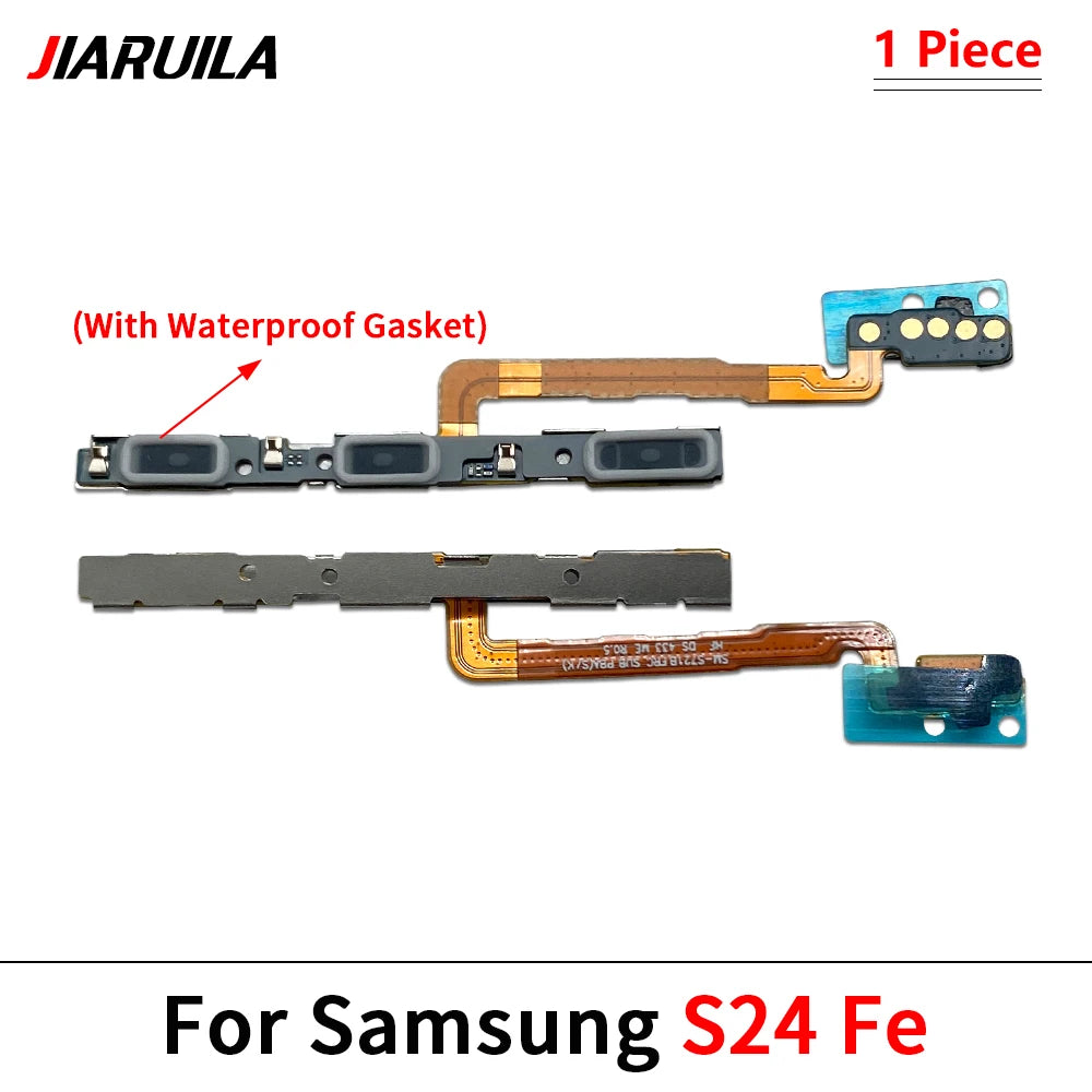 OEM Power On Off Volume Button Flex Cable For Samsung S25 S24 S23 S22 Plus Ultra S24 Fe S23 Fe With Waterproof Samsung phone repair parts