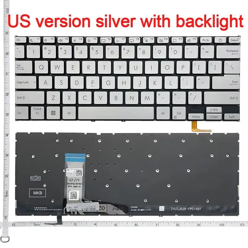 Laptop Keyboard for ASUS VivoBook 14 14Pro14Pro X1402ZA X1403 x1404V ADOL14V ADOL14Q X1405V ADOL14Z X1403VA M1402 D1402 F1402 ASUS laptop repair parts