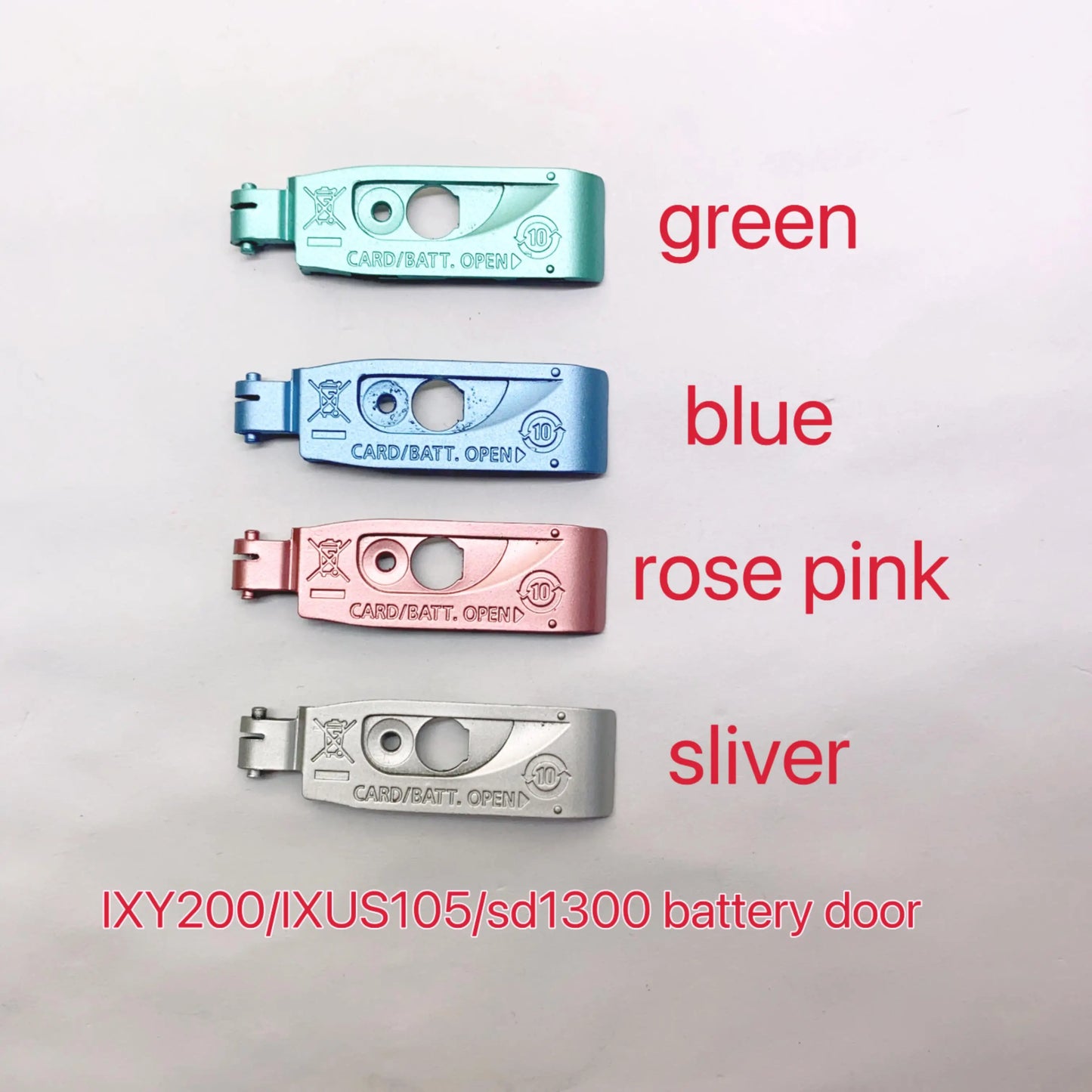 New Battery Cover Door without Rubber for Canon IXUS105 IXY200 SD1300 Battery Door Repair Parts  Digital Camera repair parts