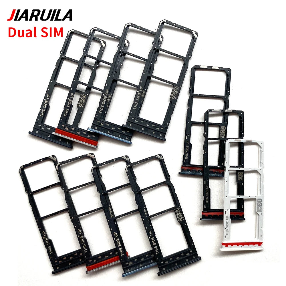10Pcs, SIM Card Tray Slot Holder Adapter Accessories For Motorola Moto E13 E32 E22 E22i Motorola phone repair parts