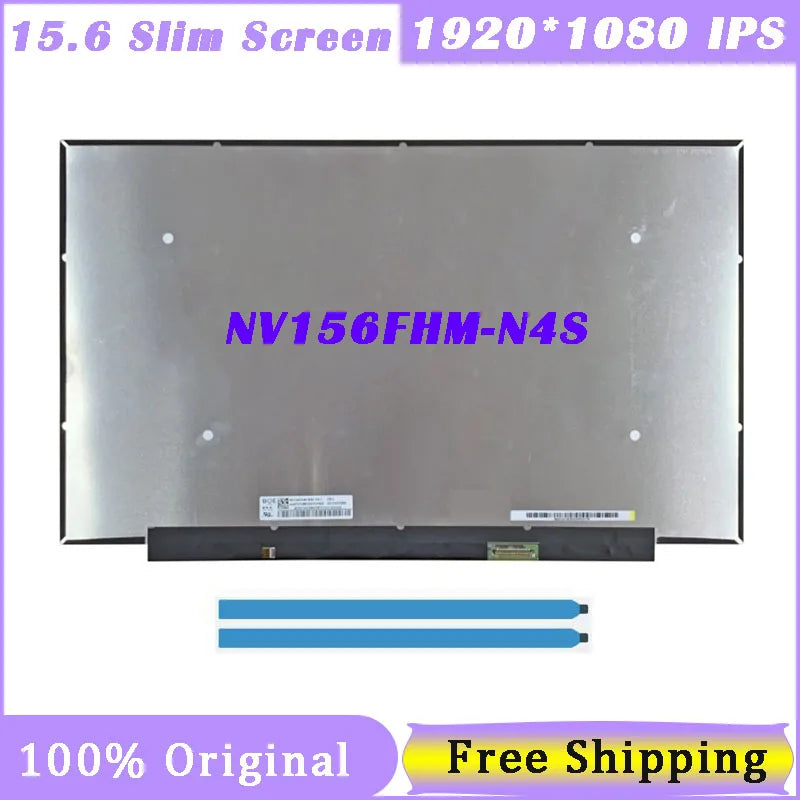 15 6 Slim IPS Laptop Screen NV156FHM-N4S For ideapad 5-15ARE05 ThinkPad T15 P15s Gen 2 ThinkBook G2 1920*1080 FHD 30Pin