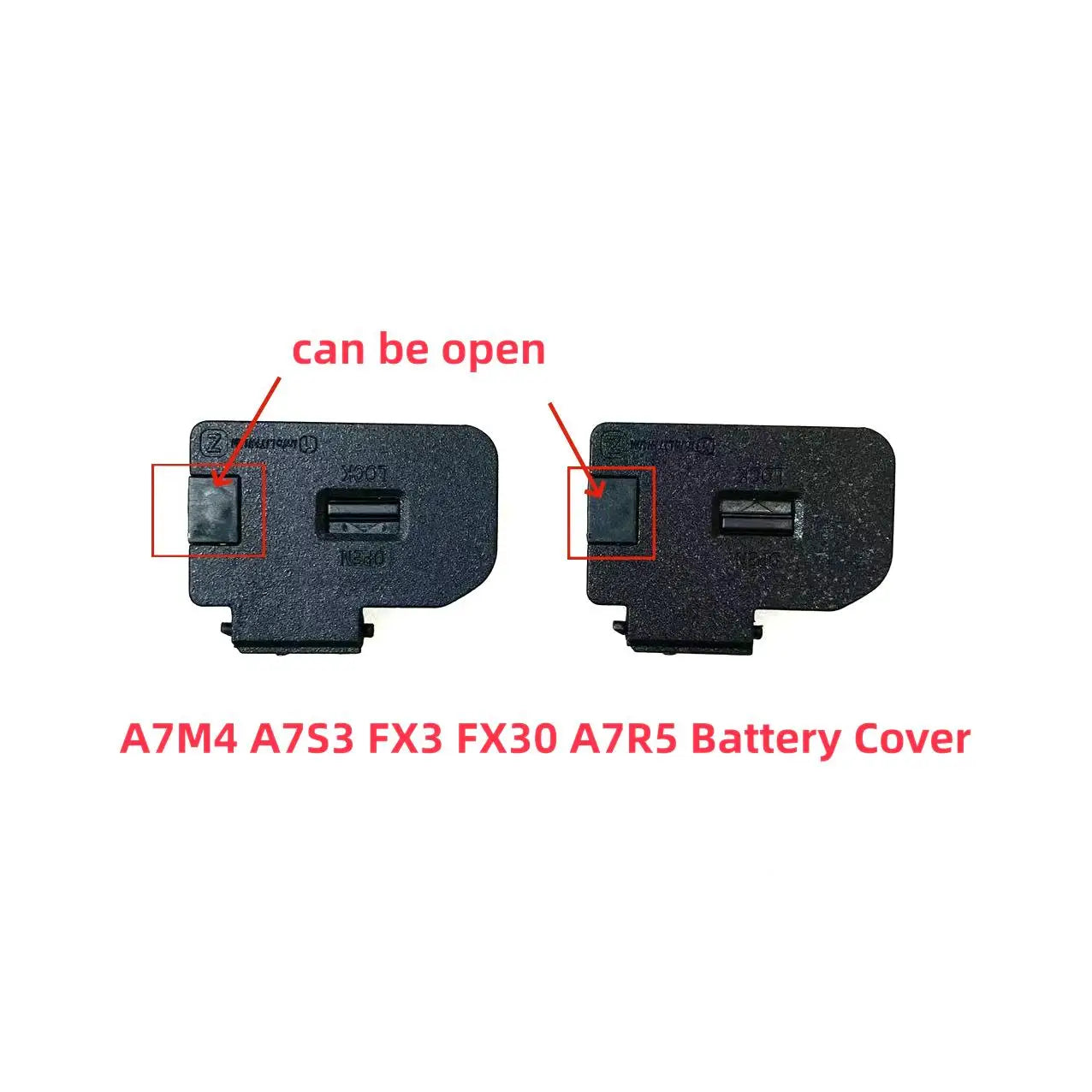 New Battery Cover Door for Sony A7M4 A7S3 A7R5 FX3 FX30 Battery Cover Shell Digital Camera repair parts