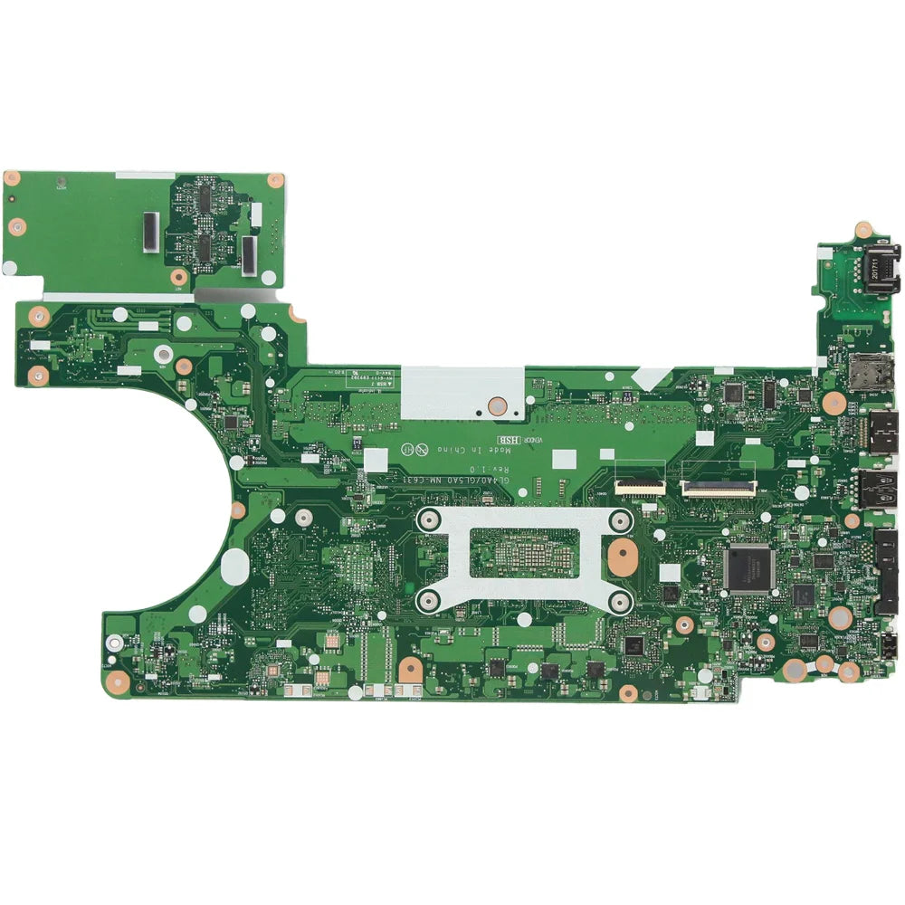 Laptop Motherboard For Lenovo ThinkPad L14 L15 SSD NM-C631 With CPU:I3-10110U I5-10210U I7-10510U FRU:5B20W77426 5B20W77438 UMA Lenovo laptop repair parts