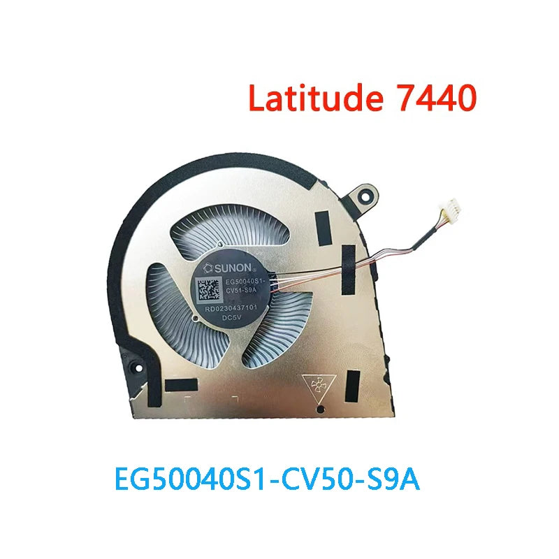 NEW ORIGINAL Laptop CPU GPU Cooling Fan For DELL Latitude 7440 7640 2023 13th generation U 021KT2 0M4MY0 Dell laptop repair parts