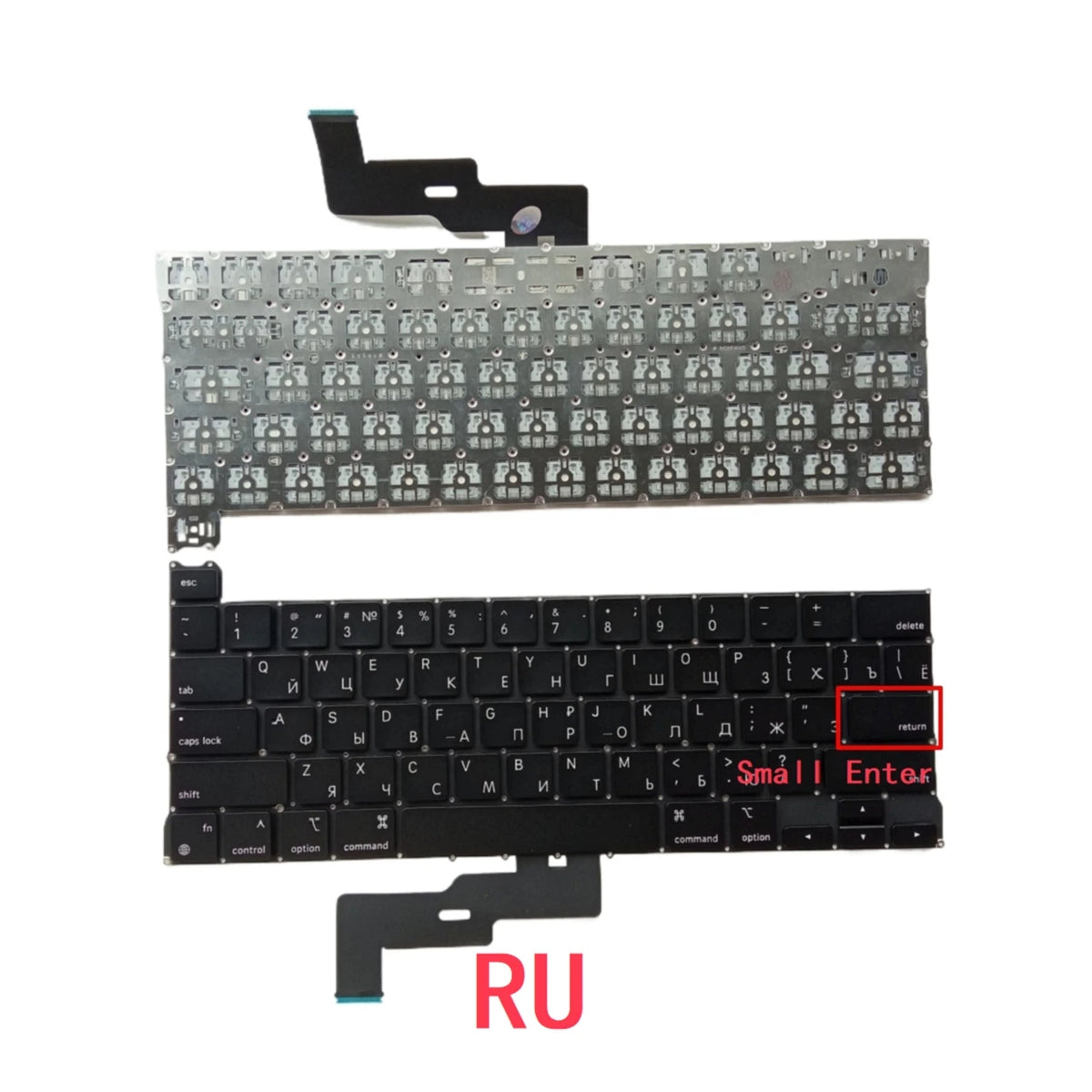 New US Russian Spanish UK Arab Laptop Keyboard For Apple Macbook Pro Retina 13" M1 A2338 Notebook PC Replacement MACBOOK laptop repair parts