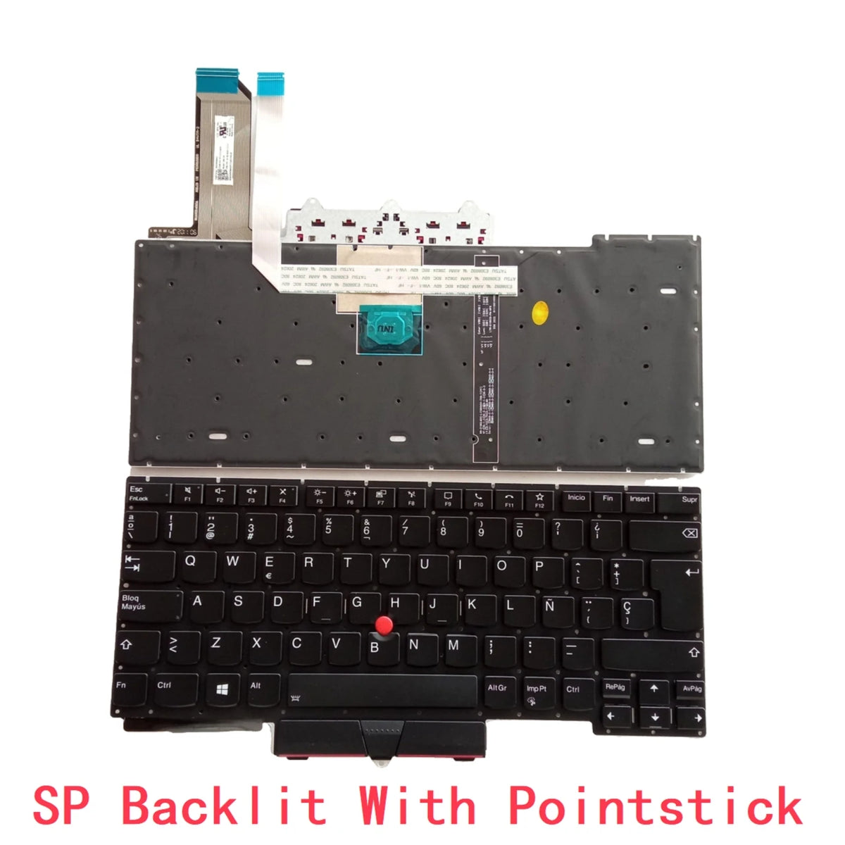 New US Spanish Laptop Backlit Keyboard For Lenovo Thinkpad E14 GEN2 Notebook PC Replacement Lenovo laptop repair parts