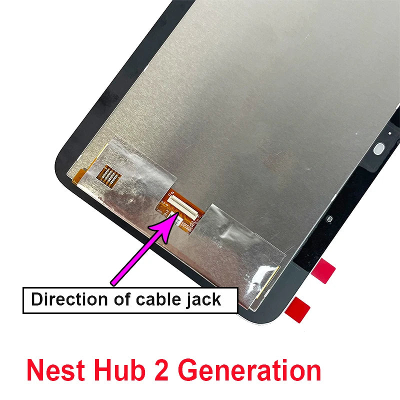 NEW LCD For Google Home Nest Hub 1 Generation / 2 Generation Nest Hub LCD Display Touch Screen Digitizer Assembly Google Tablet repair parts