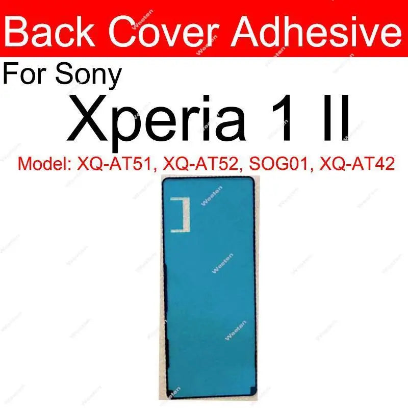 LCD+Rear Battery Cover Adhesive For Sony Xperia 1 X1 ii iii Xperia 5 X5 II III Screen Display Back Battery Cover Sticker Parts Sony phone repair parts