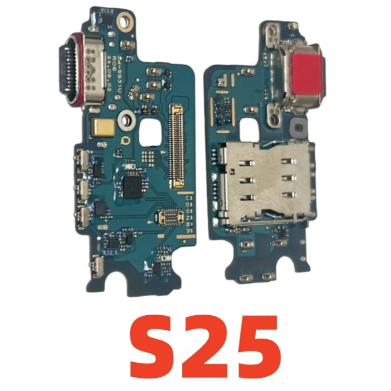 Charging Dock USB Port Connector Flex Cable for Samsung S25 Plus S931B S936B S938B S931U S936U S25 Ultra S731B Samsung phone repair parts