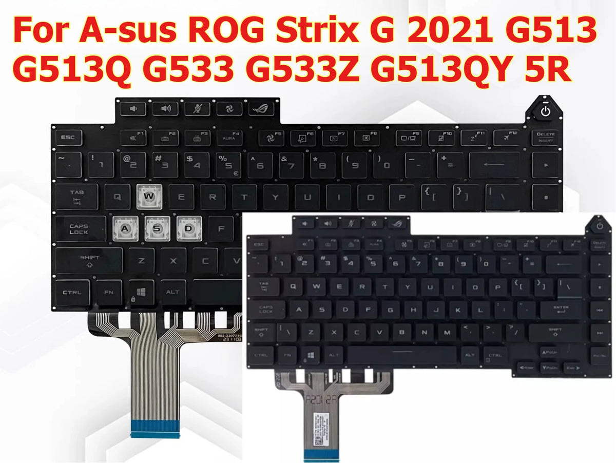 Keyboard for Asus ROG Strix G 2021 G513 G513Q G533 G533Z G513QY 5R Asus laptop repair parts