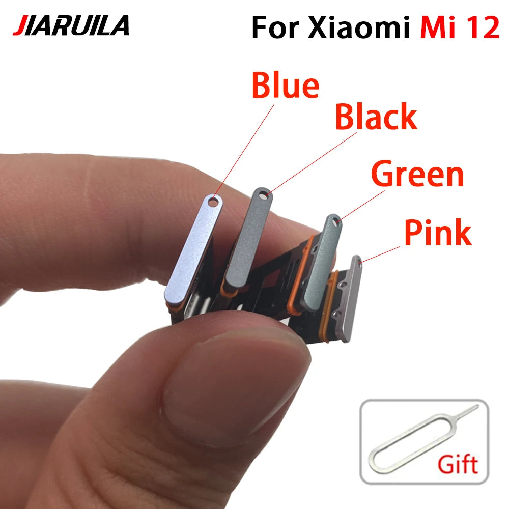 New For Xiaomi Mi 12 12T Pro 12 Lite 12s SIM Card Slot SD Card Tray Holder Adapter Replacement Parts  Xiaomi  Xiao mi phone repair parts