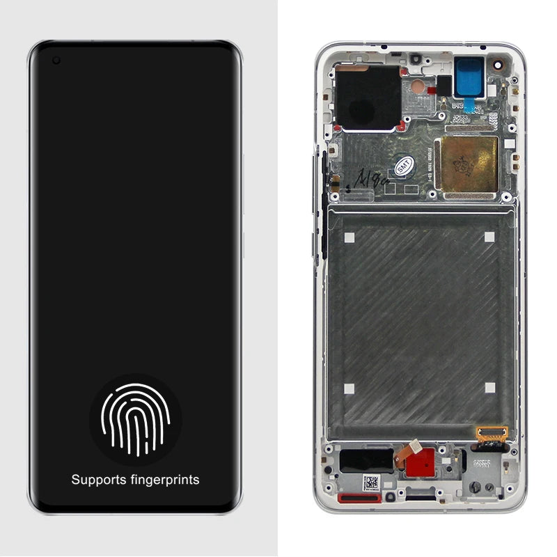 Mi 11 Ultra Screen Replacement, for Xiaomi Mi 11 Ultra M2102K1G M2102K1C Lcd Display Digital Touch Screen with Frame Xiaomi phone repair parts