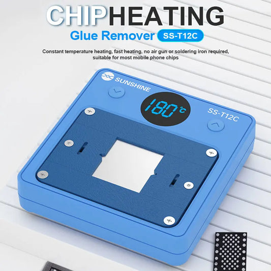 SUNSHINE SS-T12C Chip Heating Glue Remover Intelligent Digital Display Fast Heating Compatible with a Variety of Chips Professional Repair Tools