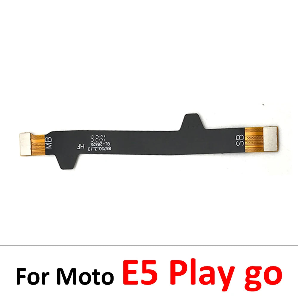 10Pcs，Mainboard For Motorola Moto E4 E5 Play Go E6 E7 Plus E 2020 Motherboard Main Board Connector Flex Cable Parts Motorola phone repair parts