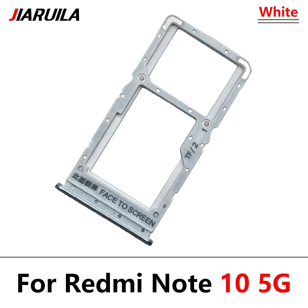 New SiM Card Tray For Xiaomi Redmi Note 10 10s Pro 5G SIM Card Slot SD Card Holder Adapter Replacement Parts  Xiaomi  Xiao mi phone repair parts