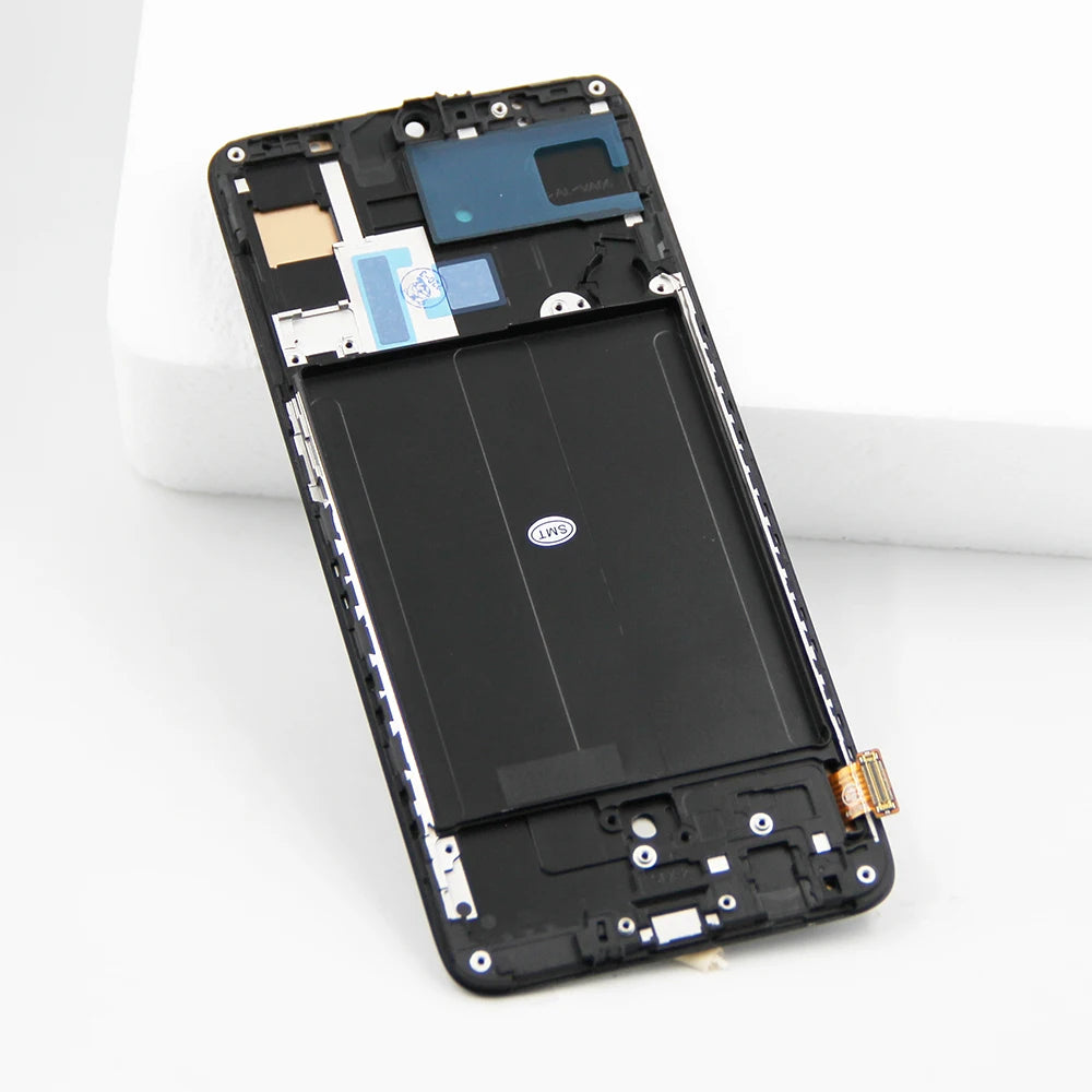 A70 SM-A705F A705FN/DS Display Screen With Frame For Samsung Galaxy A70 LCD Display Touch Screen Digitizer Assembly Replacement Samsung phone repair parts