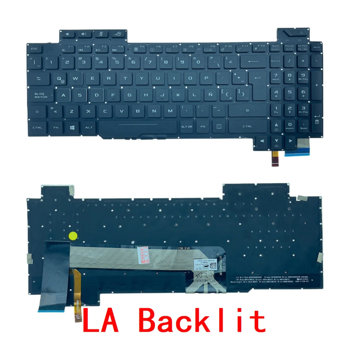 New US Russian Latin Backlit Keyboard For ASUS ROG Strix GL503 GL503VD GL503VM GL503GE GL503VS GL703 GL703VD GL703VM GL703GE ASUS laptop repair parts