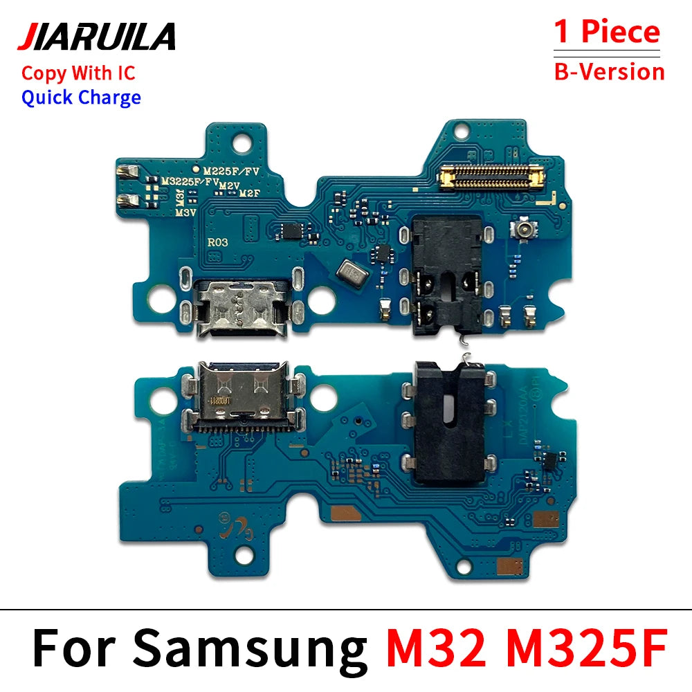 USB Charging Board Port Dock Charger Connector Flex Cable For Samsung M11 M12 M13 M21 M21s M31 M31s M22 M32 M23 M33 M53 4G 5G Samsung phone repair parts