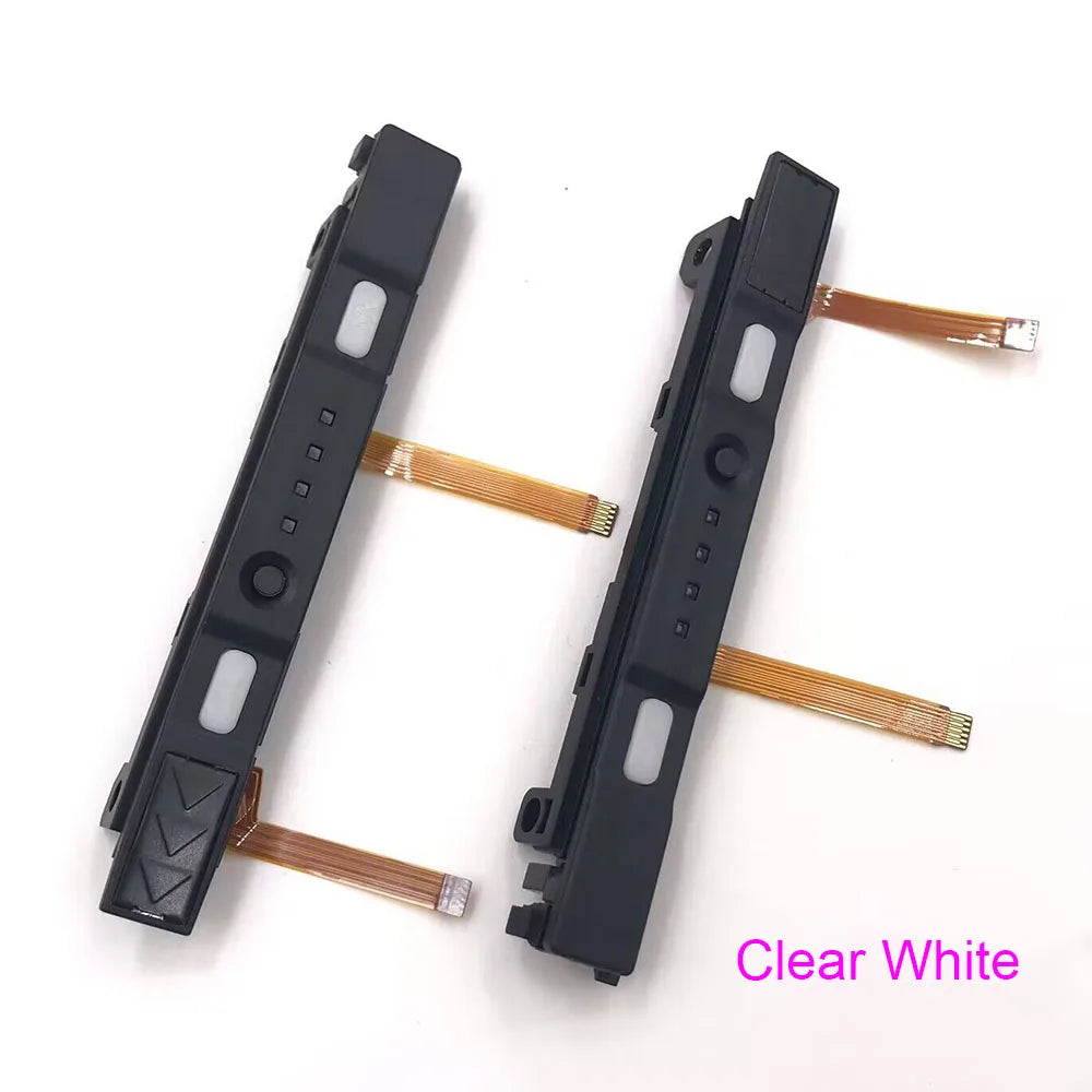 Plastic Slider For Nintendo Switch NS Joy-Con Controller Rail Assembly With Flex Cable Complete Right Left With Button Game console repair parts