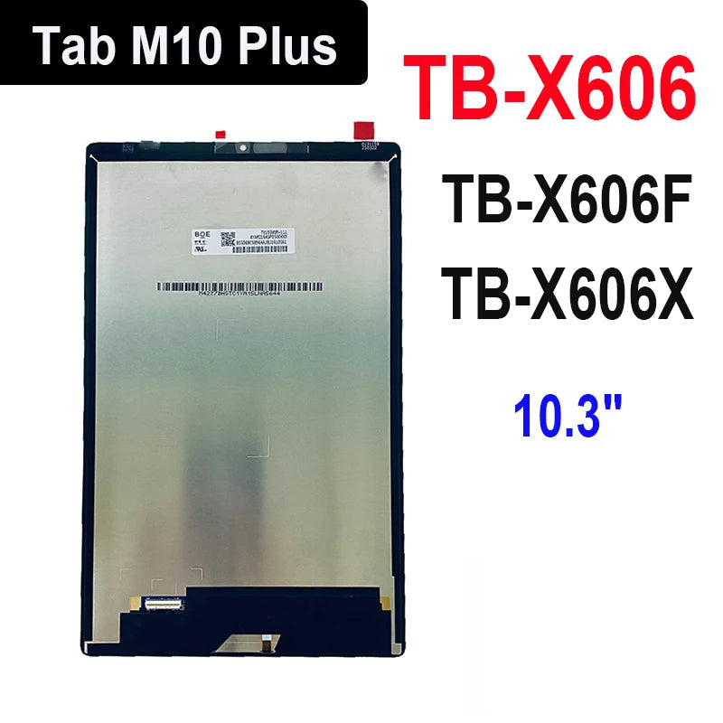 Tablet LCD For Lenovo Tab M10 Plus TB-X606F TB-X606X TB-X606 LCD Display Touch Screen Digitizer Assembly Replacement Parts Lenovo tablet repair parts
